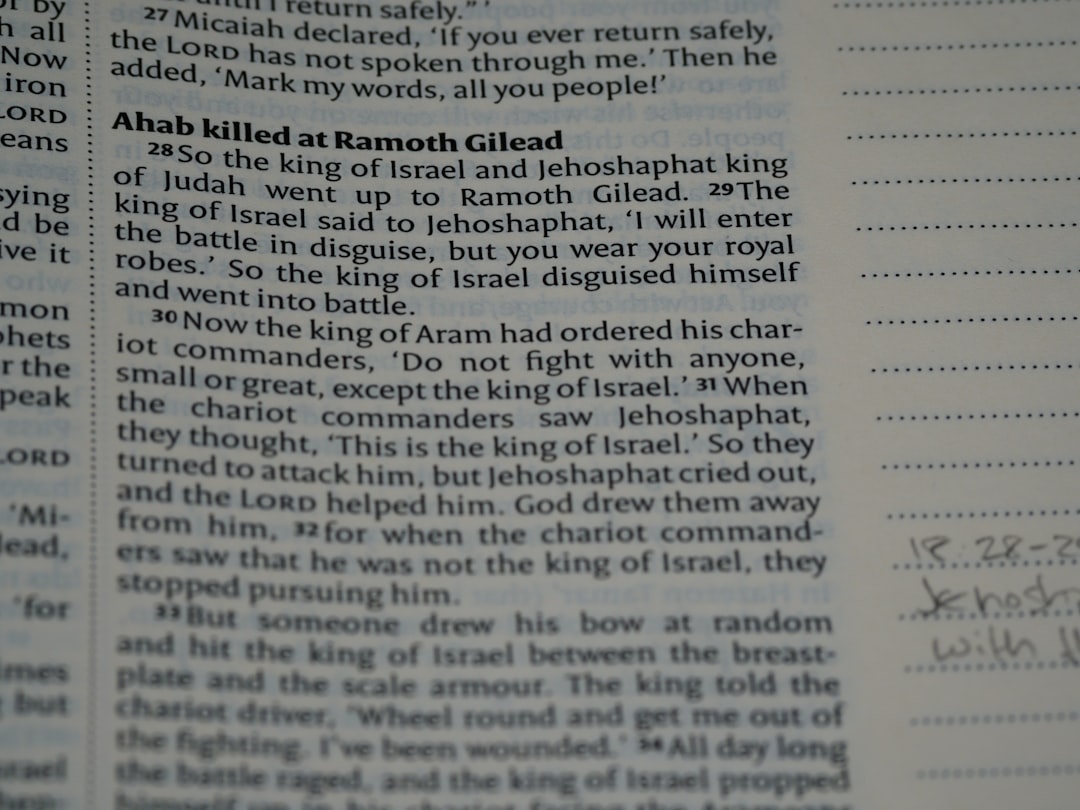 a close up of a page of a book